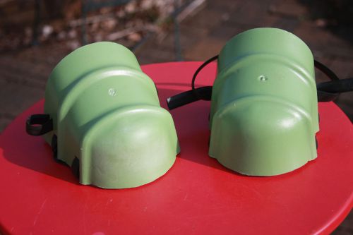 Ellwood Safety #500 Protection Equipment Green Plastic Shoe Protective Gear 2pcs