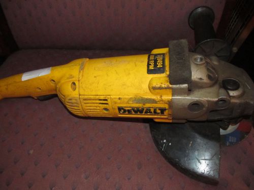 DEWALT D28494 HEAVY DUTY ANGLE GRINDER 9&#034; WITH HANDLE AND SPARK GUARD