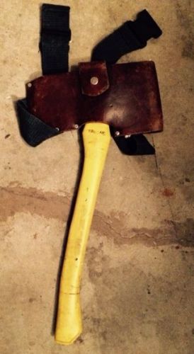 Truckman fire axe with sheath for sale