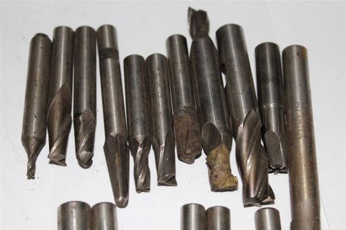 Machinists Lot of 20 High Speed Steel End Mills