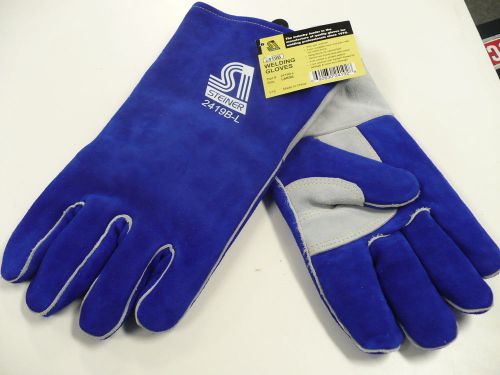 New with tag steiner premium cowhide welding gloves- #2419b-l for sale