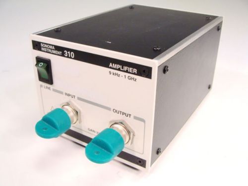 Hp / agilent / sonoma 11909a 310n low noise rf amplifier 9 khz to 1 ghz amp nice for sale