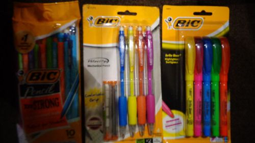 BIC Markers Pens And Pencil Sets