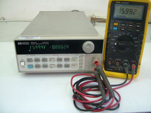 HP 66312 0-20V / 0-2A DYNAMIC MEASURMENT DC SOURCE FULLY TESTED