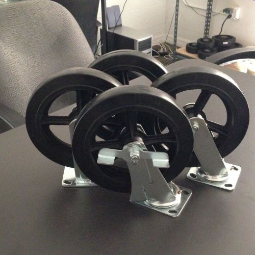 Heavy duty casters 10&#034;x 2&#039; for sale