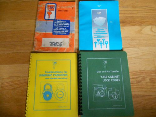HPC Catalogs 1978 &amp; 1985 Yale Cabinet Lock Codes &amp; Junkunc Padlocks Key