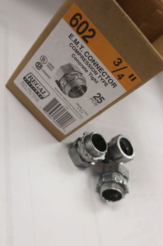 Best price on ebay!  3x25 regal 3/4&#034; emt compression type conduit fittings, #602 for sale