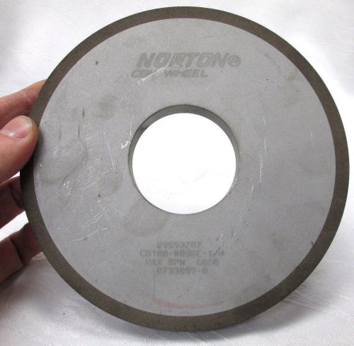 6&#034; norton cbn diamond grinding wheel cb180-wb99e-1/4&#034; max rpm 6050 for sale