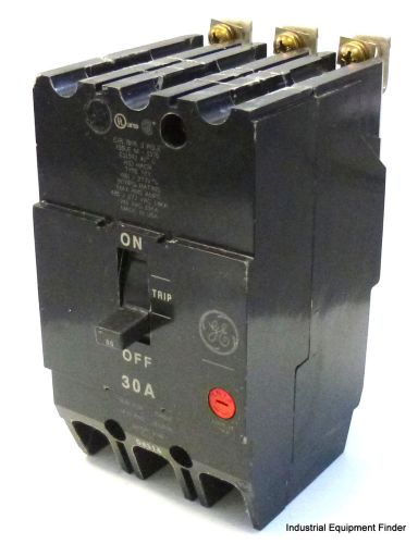 GE TEY330 30AMP Circuit Breaker 3-Pole 240VAC