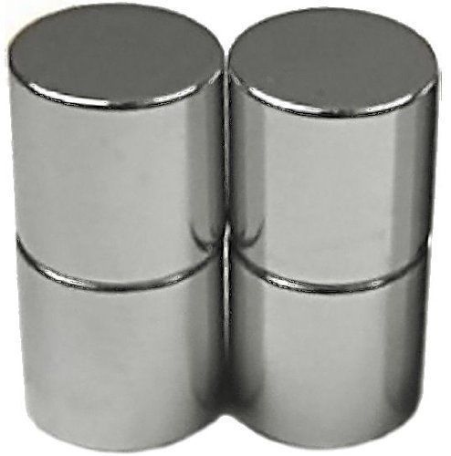 4 Neodymium Magnets 1/2 x 1/2 inch Cylinder N48