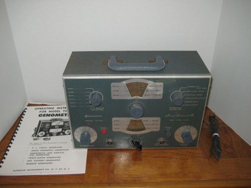 Vintage Superior TV50A Signal Generator, works!