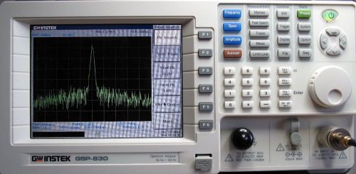 Spectrum analyzer with tracking generator gw instek gsp 830tg for sale