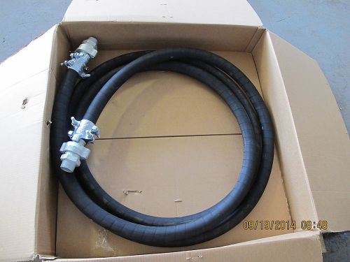 25’ 1 1/2 ” wire braid 2500 psi multi purpose steam hose 0? to 406?f dec.2010 for sale