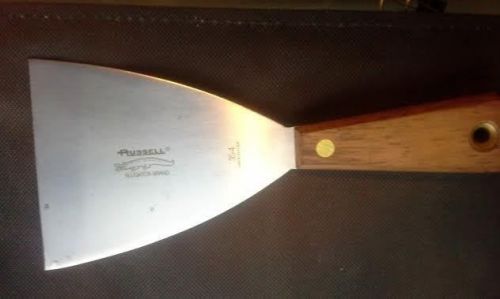 (1) 4&#034; dexter russell stiff pan/griddle/grille scraper/hardwood handle.#3s-4 for sale