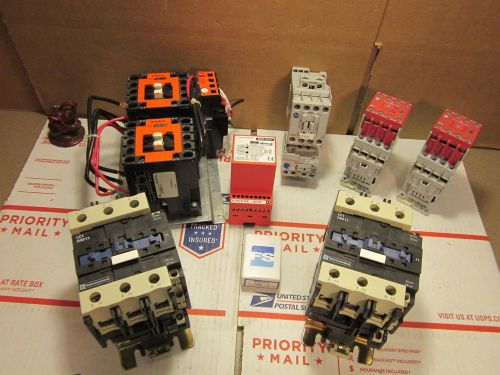 CONTACTORS LOT - 14 POUNDS OF MIXED ELECTRICAL SURPLUS