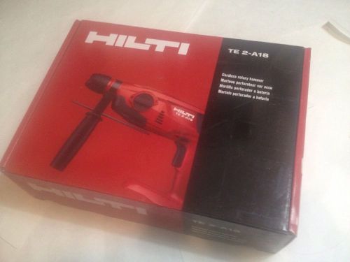 NEW HILTI TE 2-A18 18V - 21.6V ROTARY HAMMER DRILL WITH HANDLE (TOOL ONLY)