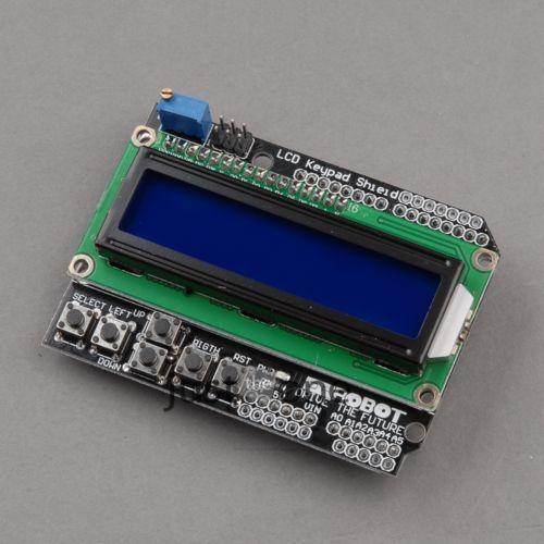 1 PCS 1602 LCD Board Keypad Shield Blue Backlight for Arduino Robot US Seller