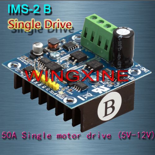Free shipping, 4pcs/lot IMS-2B/50A/3V-15V Single H Bridge Motor Driver Module