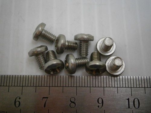 M4 6mm pozi pan machine screw stainless steel ss lot of 135 #1481 for sale