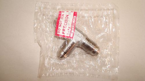 Lot 10 precision stainless steel seal union bulkhead tube 3-way male fitting tee for sale