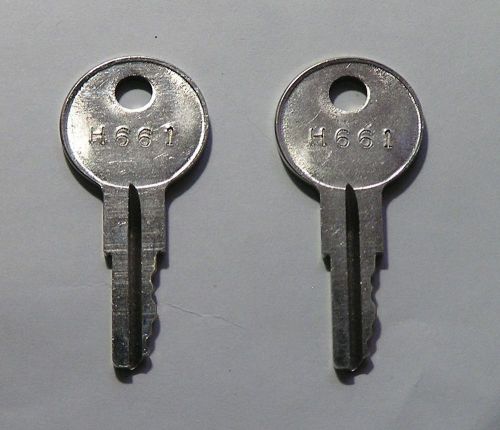 2 - Cutler Hammer Briggs H661 Electrical Selector Switch Keys