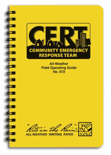 &#034;Rite in the Rain&#034; All-Weather Field Operating Guide No. 573-CERT