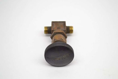 Whitey 1vs6 1/4 in npt brass threaded needle valve b408236 for sale