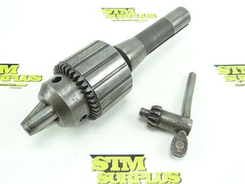 Jacobs no 3a drill chuck 5/8&#034; capacity w/ r8 shank + key for sale
