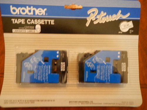 Brother TC20 Black on White P-touch, Ptouch TC-20 for PT6/8/10/GOLD/170k &amp; more