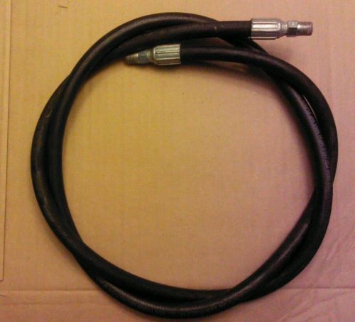1/4&#034; x 73&#034; 2-wire hydraulic hose assembly w/male npt for sale