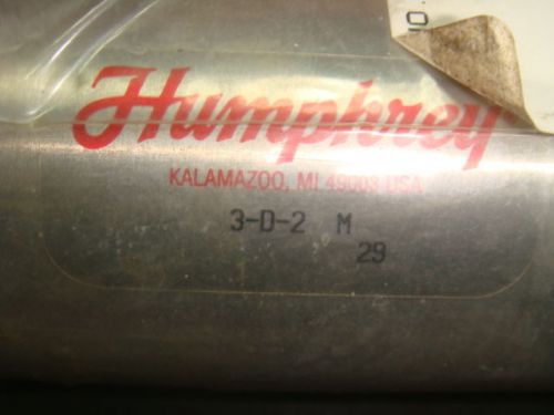 New humphrey 3-d-2, pneumatic cylinder 1-1/4in bore 3-1/2in stroke, new for sale