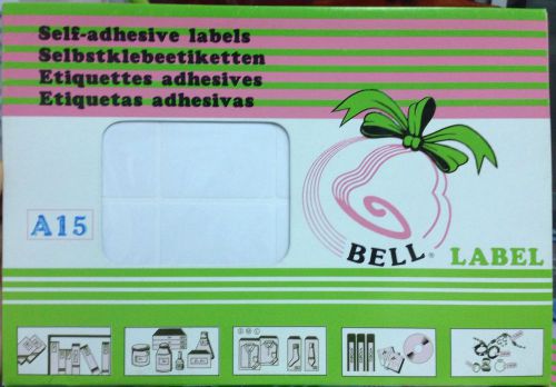 Sticker label self adhesive 3 packs