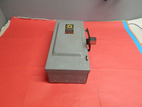 Square d 30 amp 3 pole disconnect switch non-fusible for sale