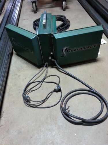 cobramatic wire feeder push pull gun with water cooling option
