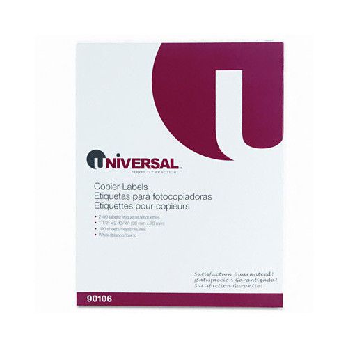 Universal® Address Labels for Copiers, 2100/Box