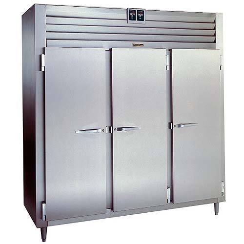 Traulsen rht332nut-fhs reach in refrigerator - self contained - 76 inch - 3 sect for sale
