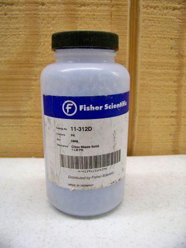 Fisher Scientific 6mm Glass Beads Solid 1 pound 11-312D New