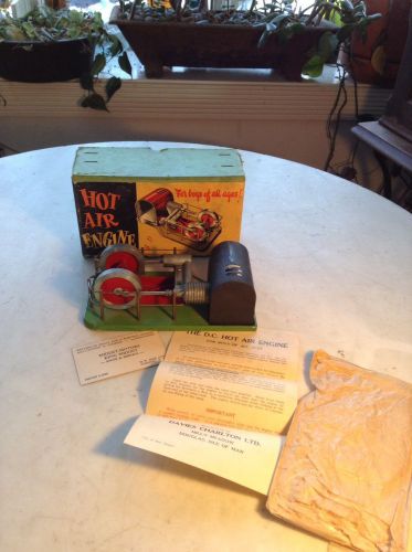 Antique Vintage Hot Air Toy Steam Engine Hit Miss w/Original Box