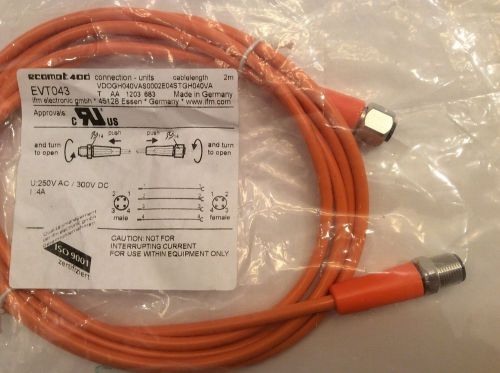 ifm EVT043 Connection Cable - NEW
