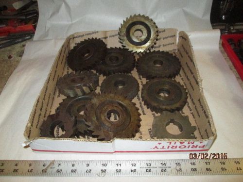 MACHINIST TOOLS LATHE MILL Large Machinist Lot of Milling Saw Slitting Blade s