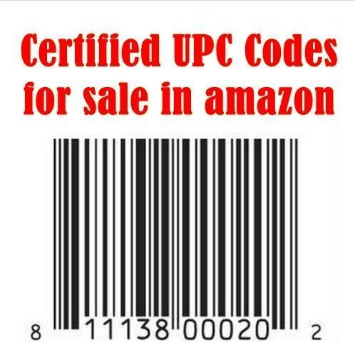 500 Certified UPC Numbers Barcodes Bar Code Number for Amazon US Seller