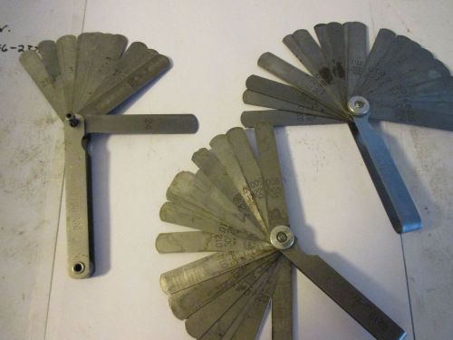 LOT Feeler gages machinist mill toolmakers tools  c17