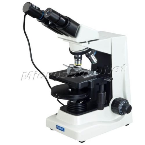 Phase Contrast Compound Binocular Siedentopf Digital Microscope 1600X+USB Camera