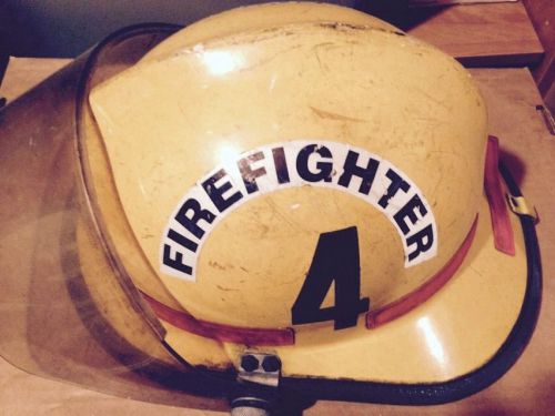 Used Firefighter Helmet