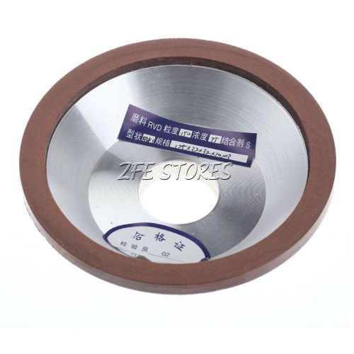 100mmX5mmX3mm  Diamond Grinding Wheel Cup Grit 150 Cutter Grinder