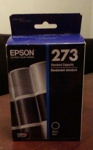 Epson T273120 Claria Premium 273 Standard-Capacity Photo Black Ink Cartridge New