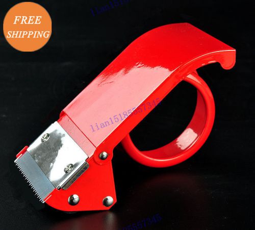 2pcs tape cutter  packing stationery 2&#034; inch metallic packaging parcel gun 018 for sale