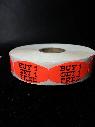 1.5&#034; x .75&#034; BUY 1 GET 1 FREE LABELS 1000 ea/ ROLL 1M/RL free shipping STICKERS