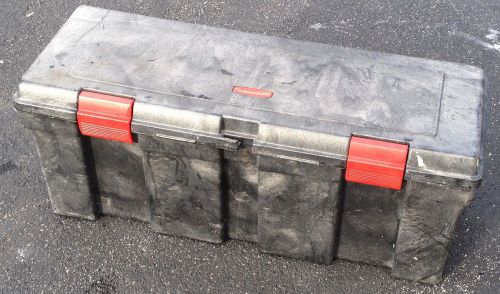 Tool Box, Rubbermaid, made of Heavy-Duty structural resin, 34 x 13 x 14