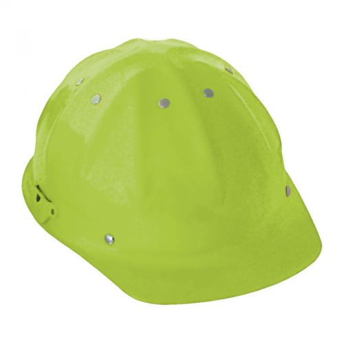 Aluminum cap style hard helmet 4 point ratchet suspention hard hat safety green for sale